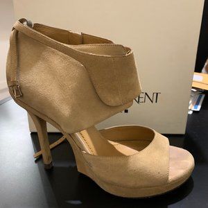 YSL beige heels